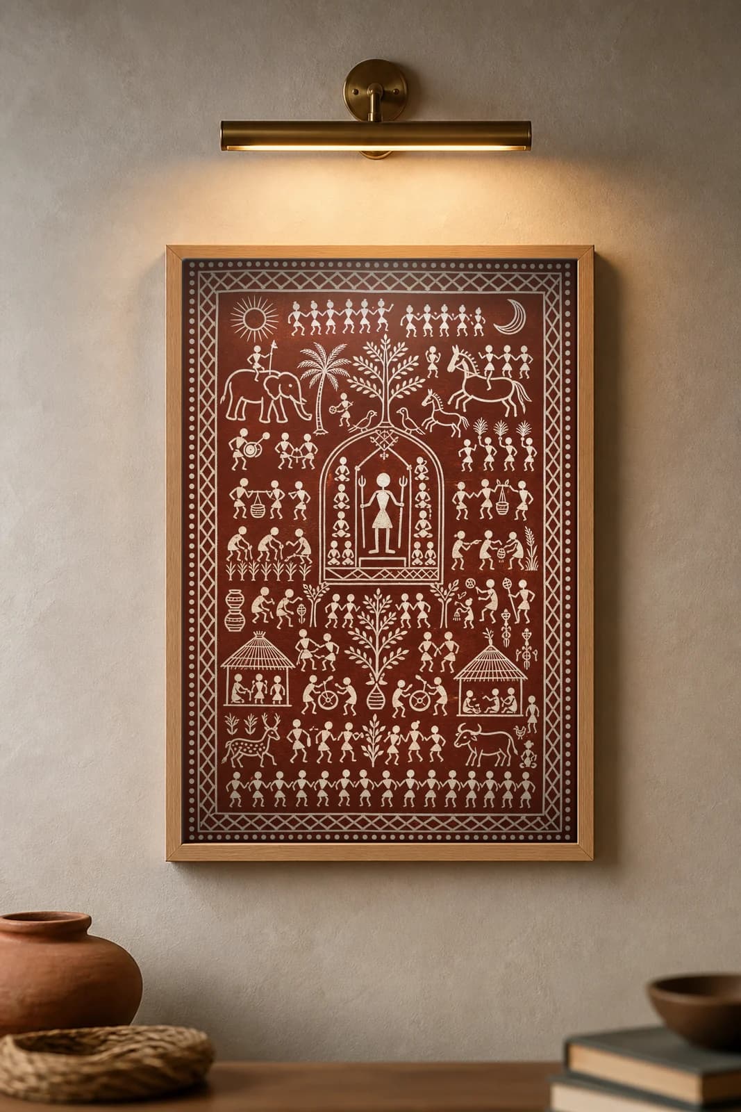 Kitung Ikon — framed museum print, Saura