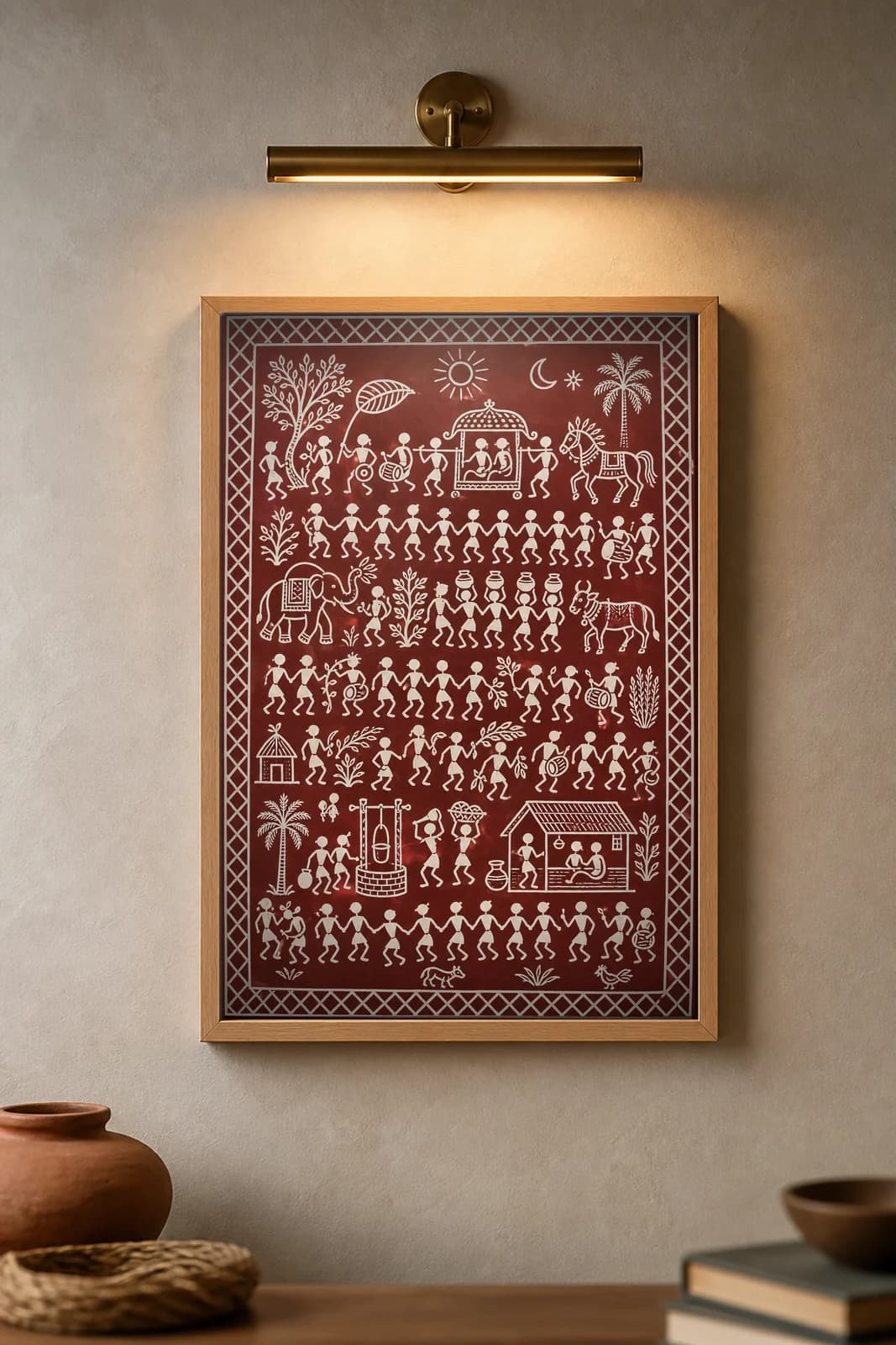 Wedding Procession — framed museum print, Saura