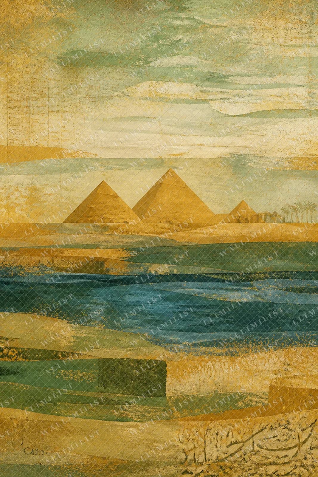 Actual watermarked print of Cairo