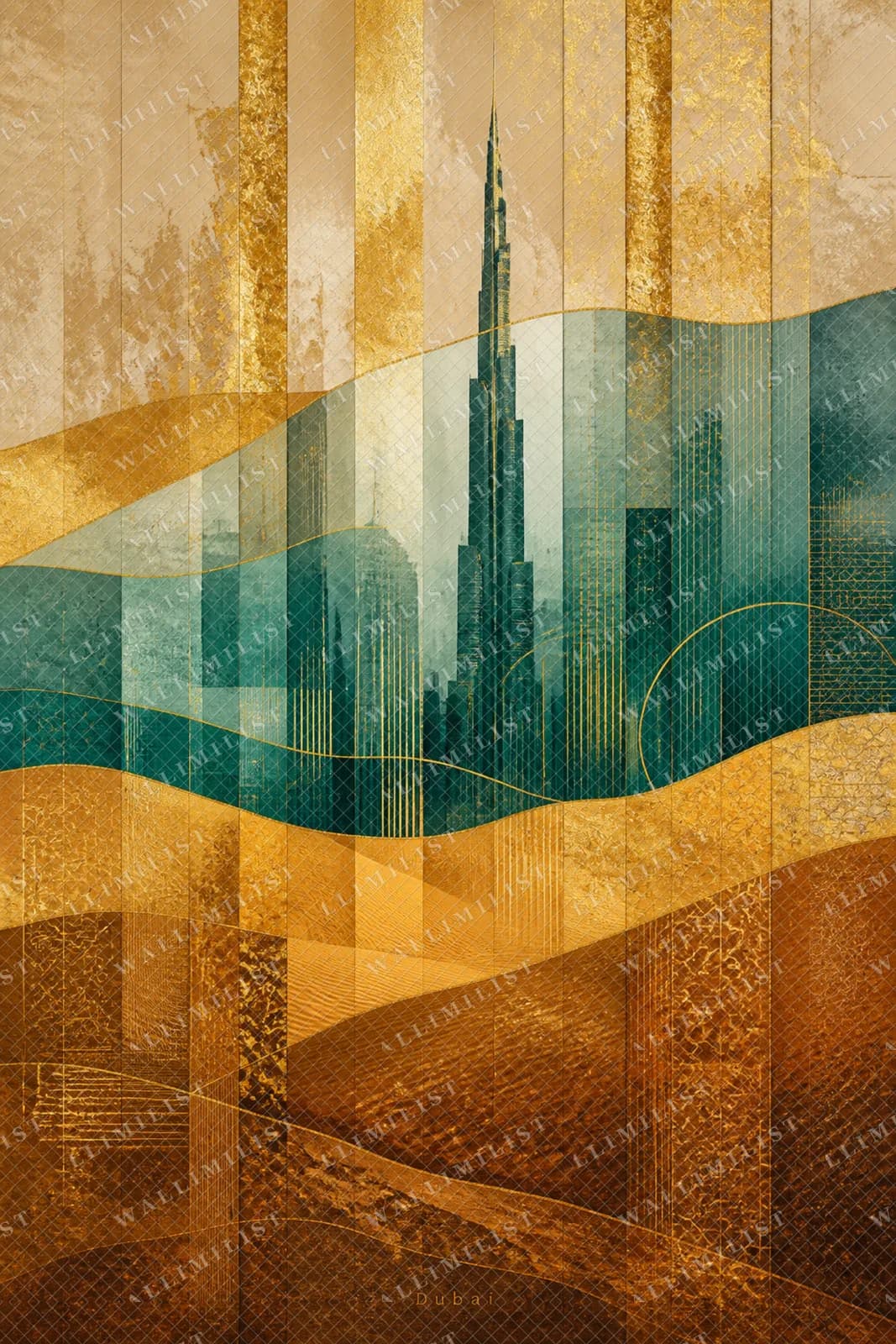 Actual watermarked print of Dubai