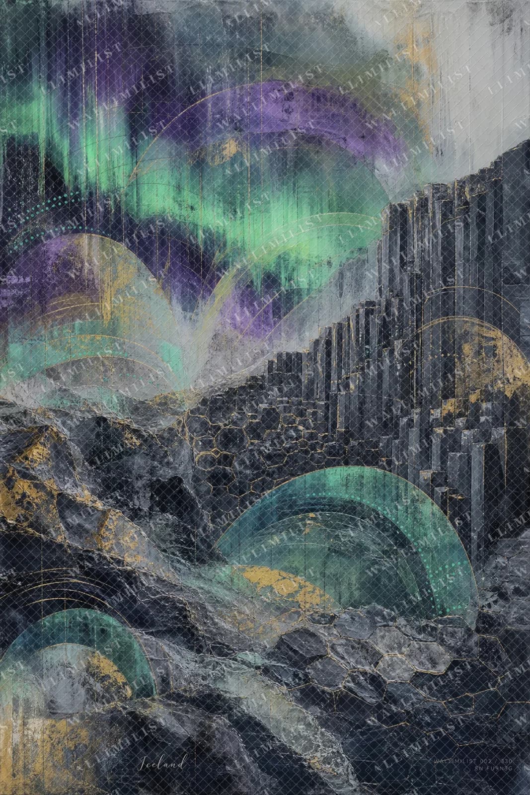 Actual watermarked print of Iceland