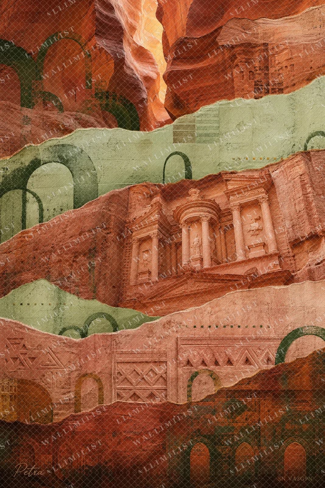 Actual watermarked print of Petra