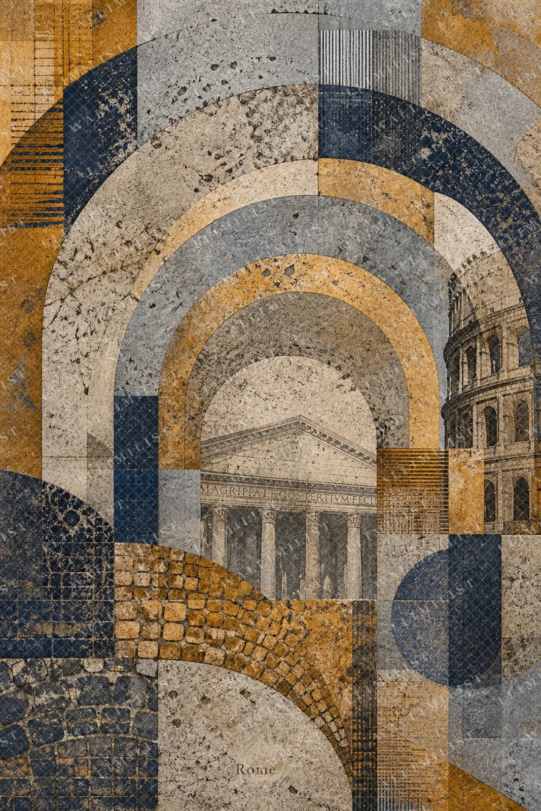Actual watermarked print of Rome