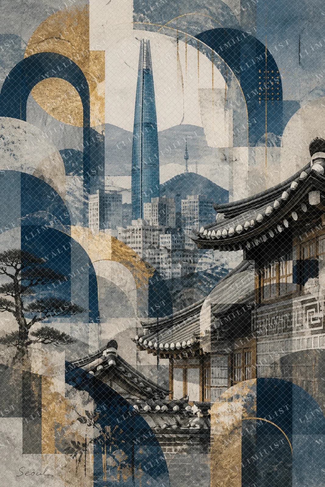 Actual watermarked print of SEOUL