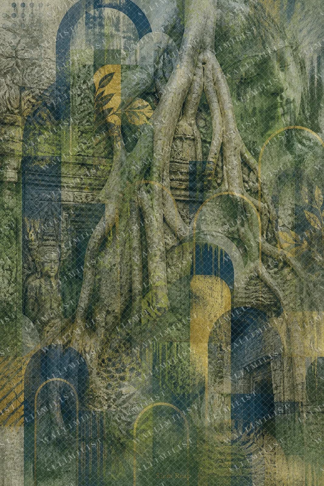 Actual watermarked print of Siem Reap