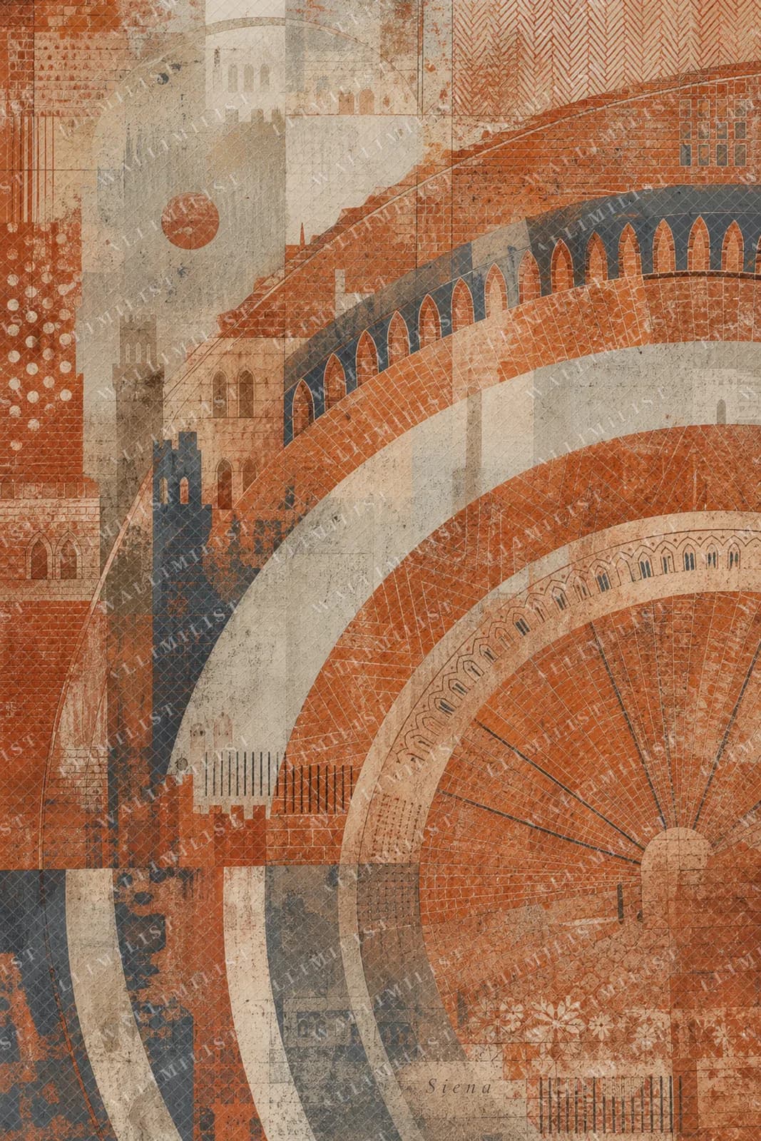 Actual watermarked print of Siena