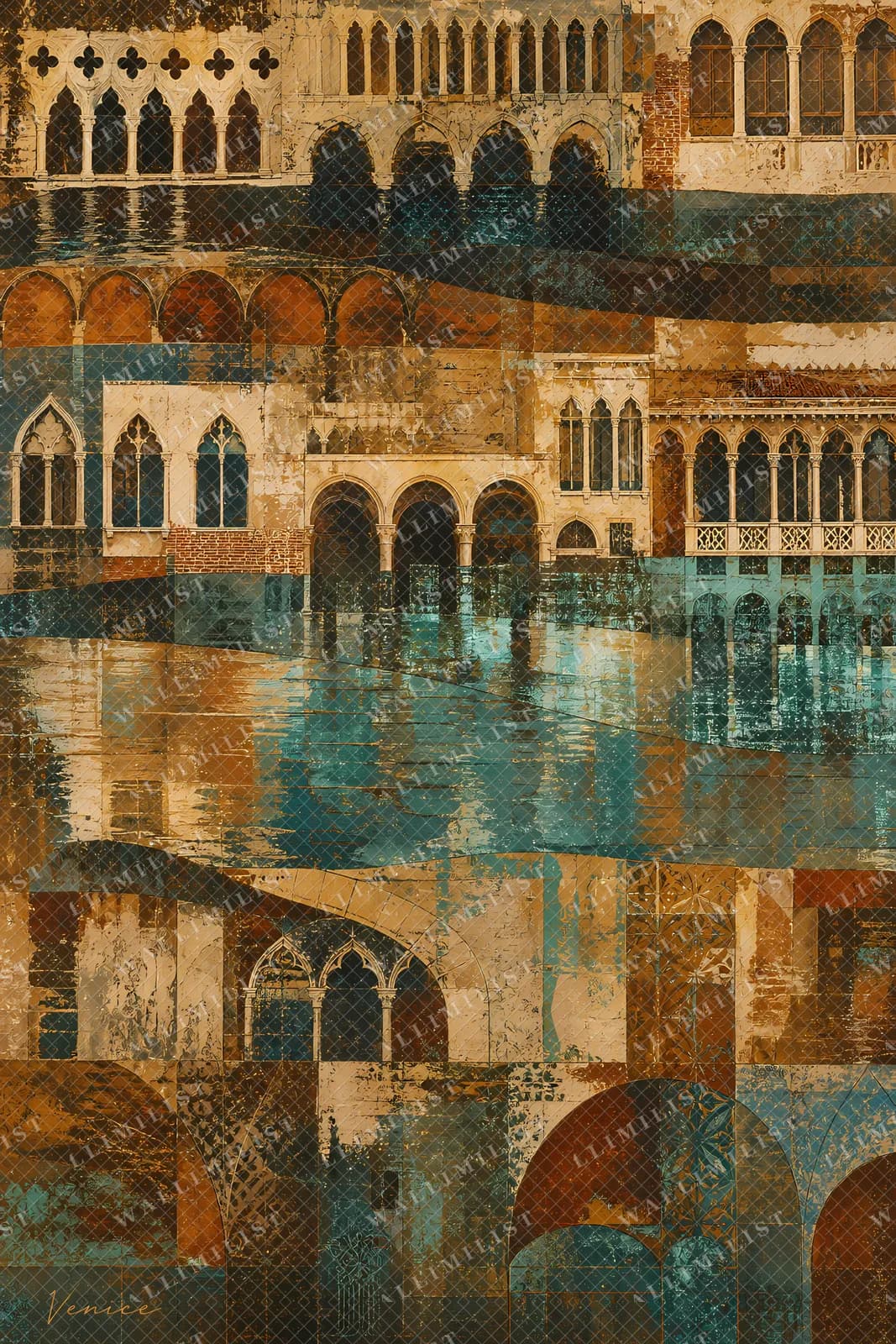Actual watermarked print of Venice