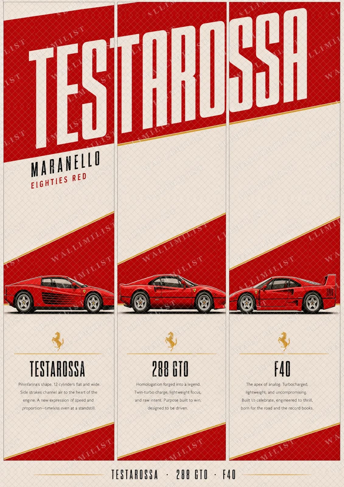 Actual watermarked print of TESTAROSSA
