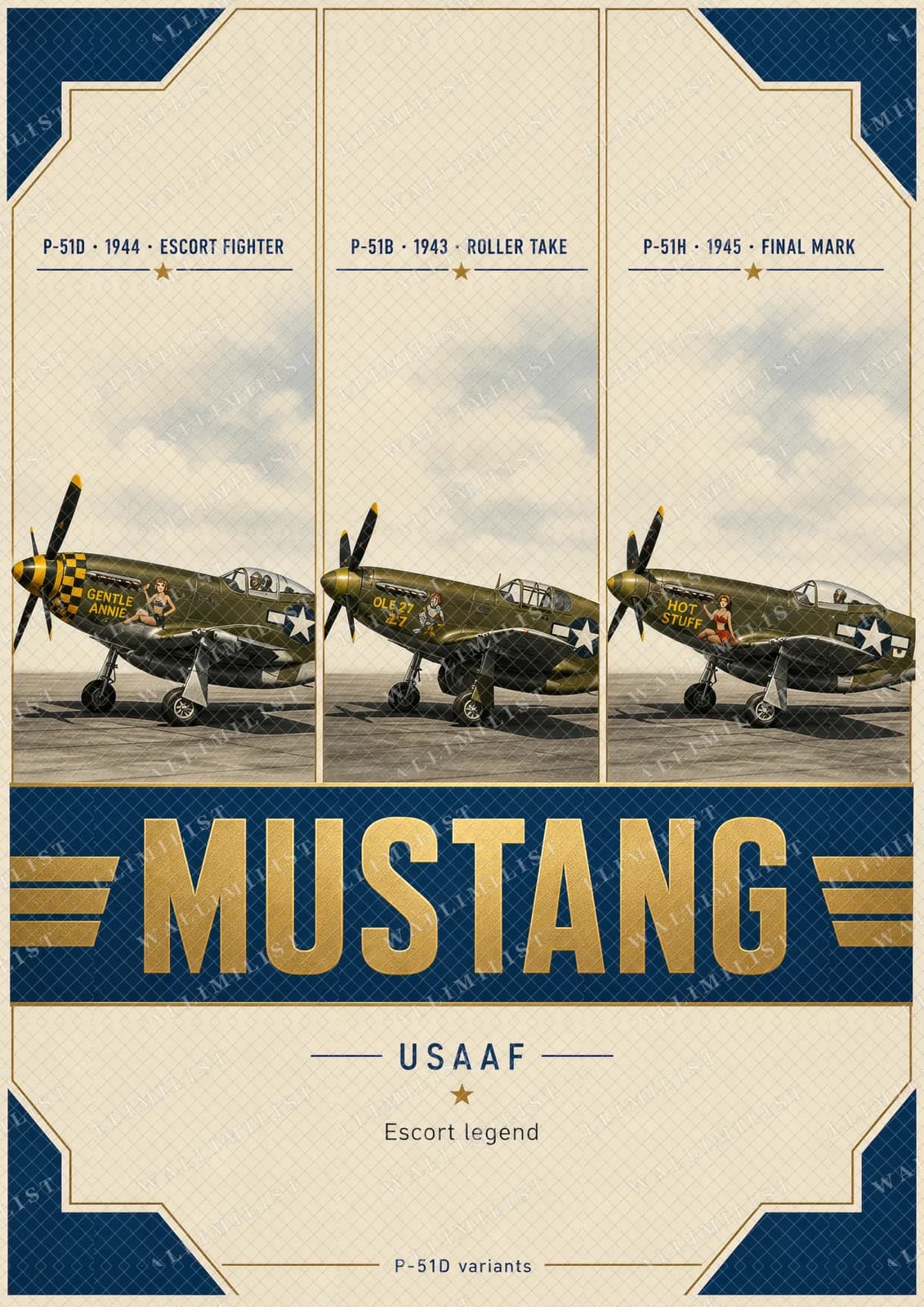 Actual watermarked print of MUSTANG