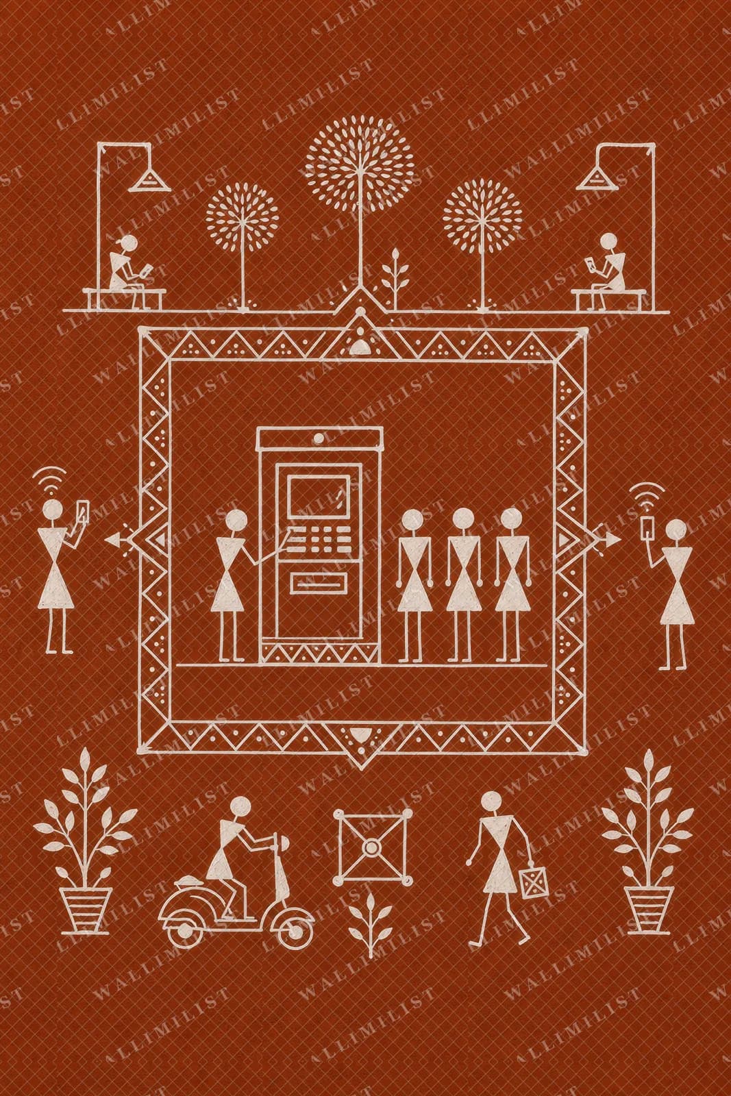 Actual watermarked print of Digital Kiosk