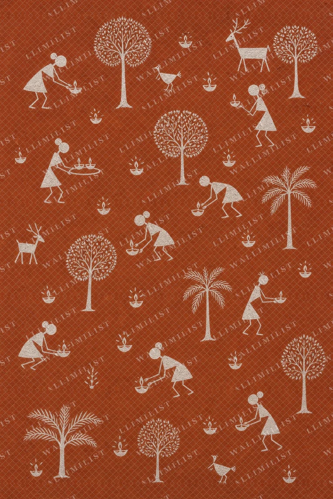 Actual watermarked print of Diwali Lamp Scatter