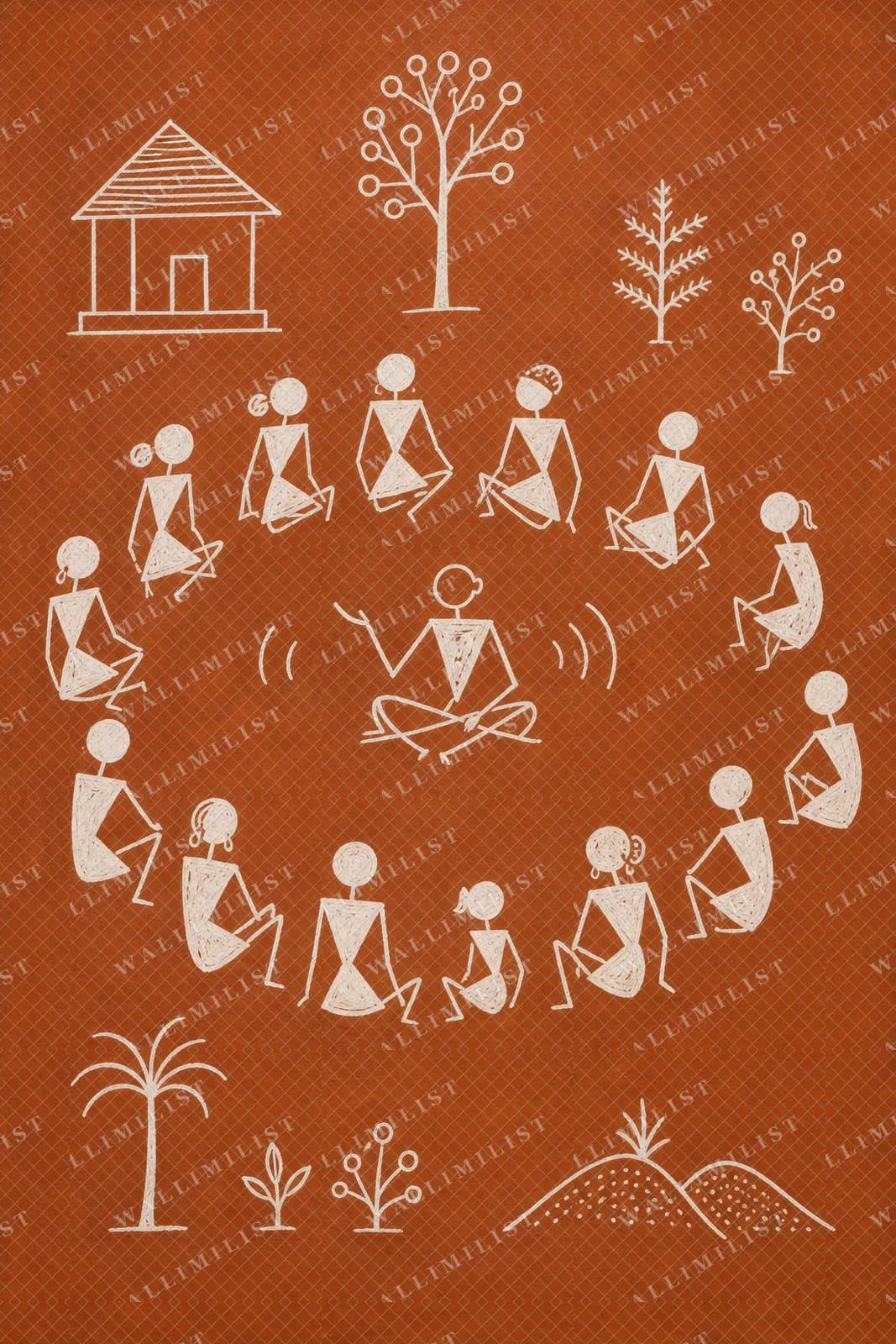 Actual watermarked print of Elder Story Circle
