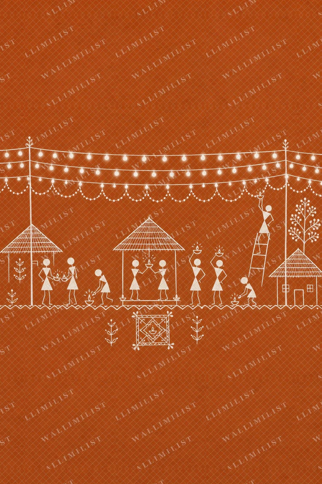 Actual watermarked print of LED Festival Lights