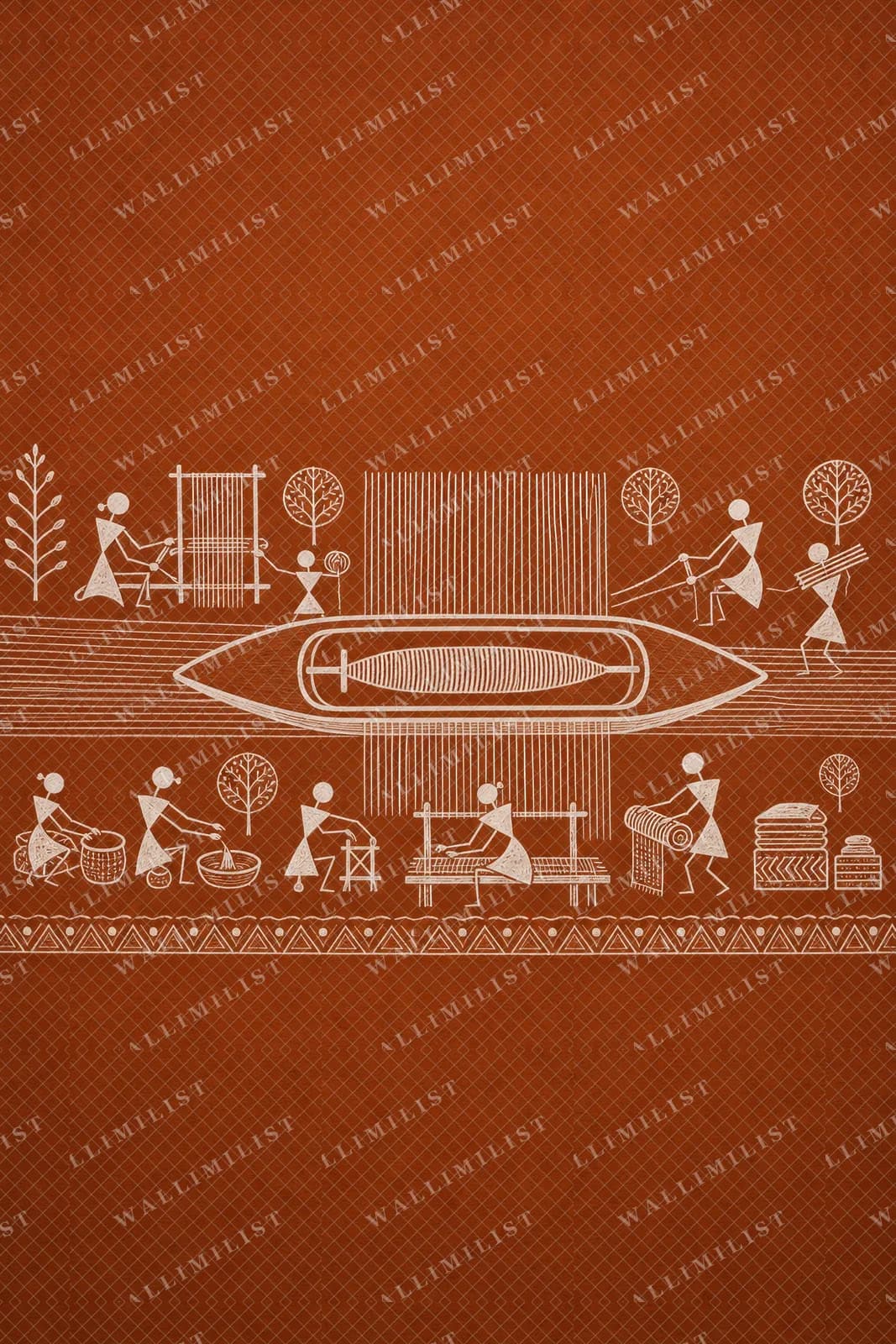 Actual watermarked print of Handloom Shuttle Fusion