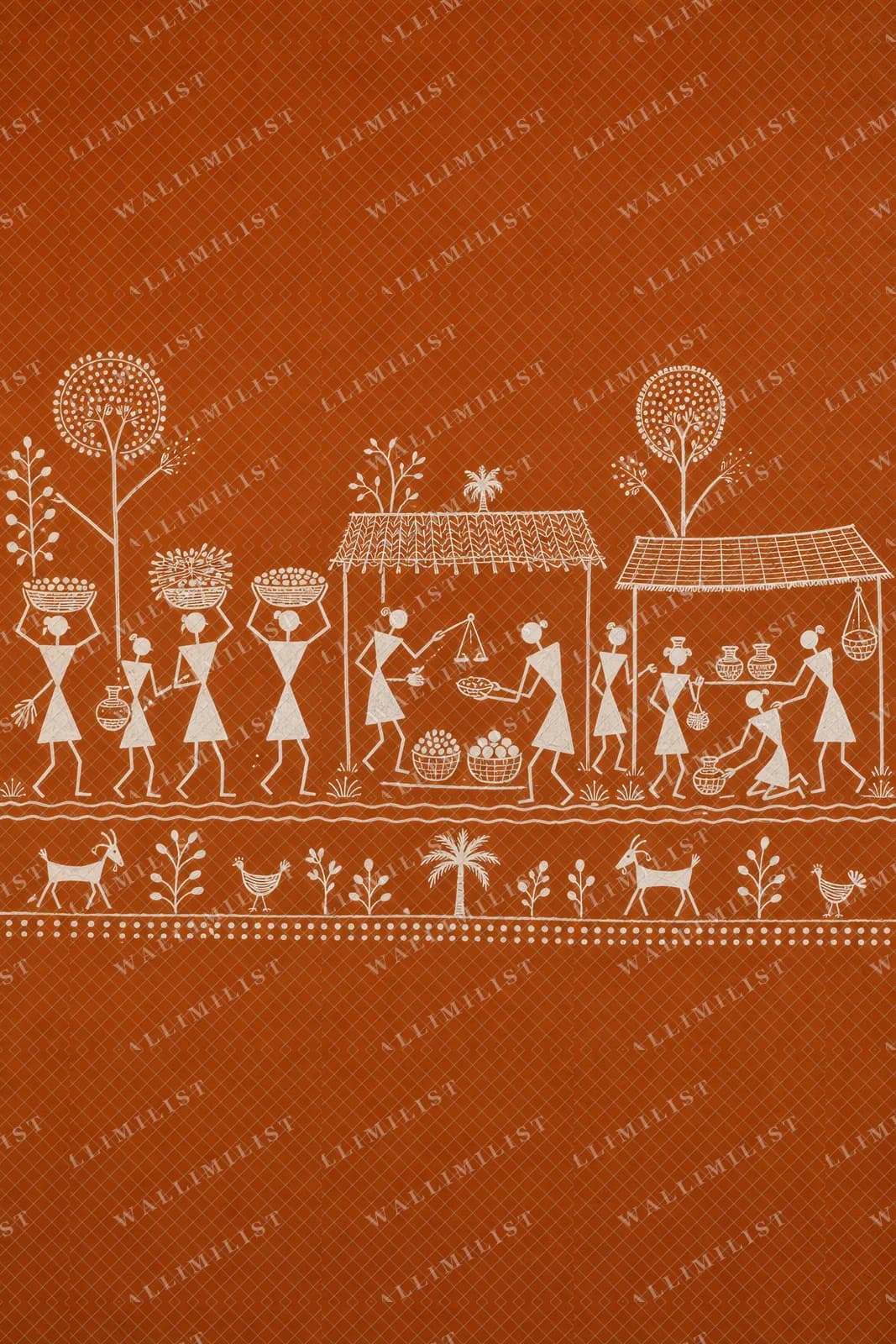 Actual watermarked print of Market Walk