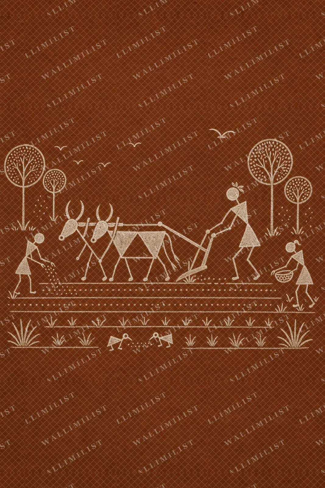 Actual watermarked print of Plough Bullock Field