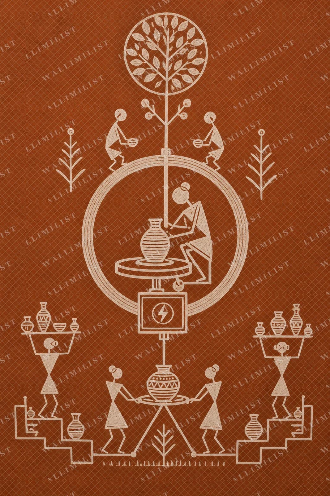 Actual watermarked print of Electric Potter Wheel