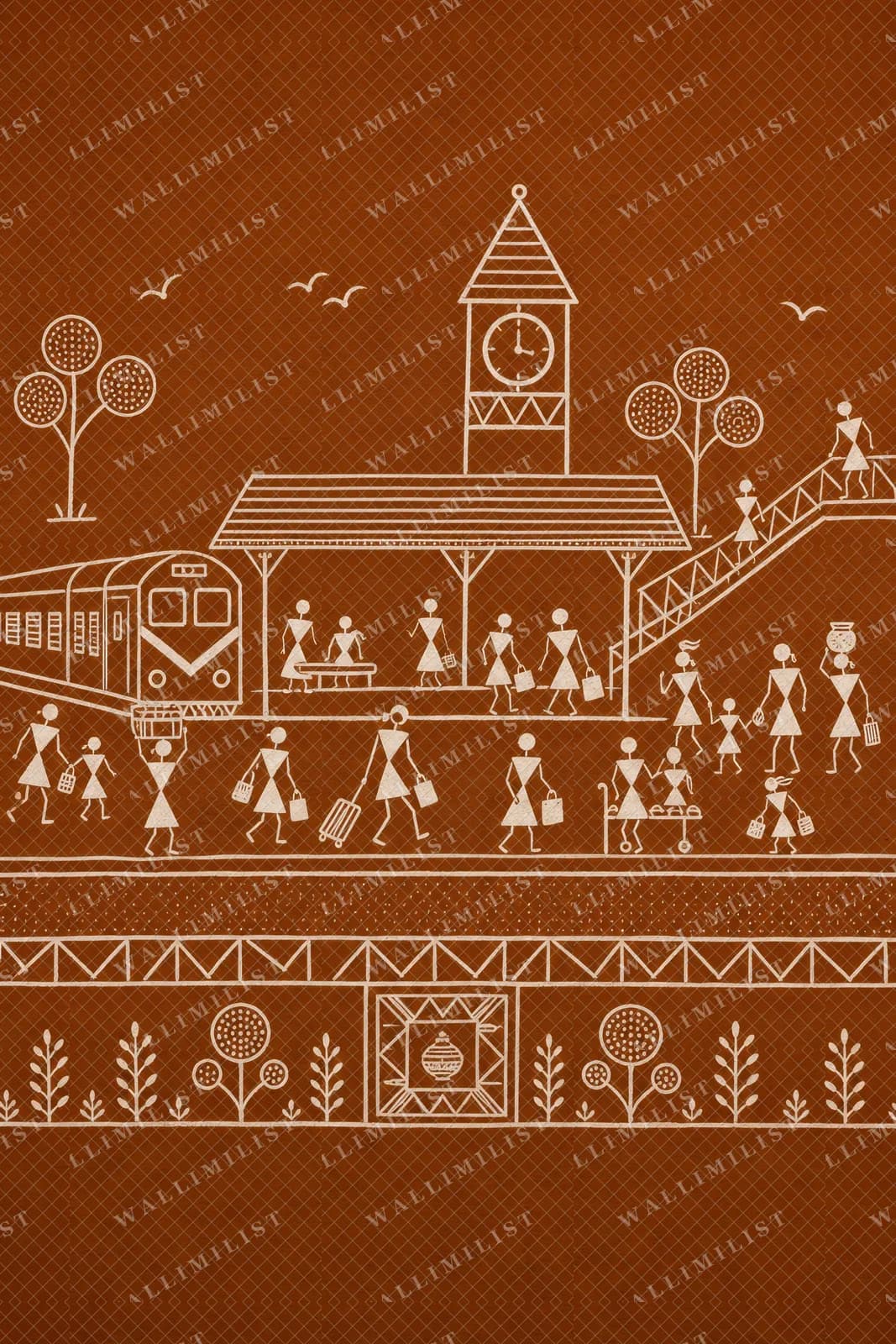 Actual watermarked print of Railway Platform