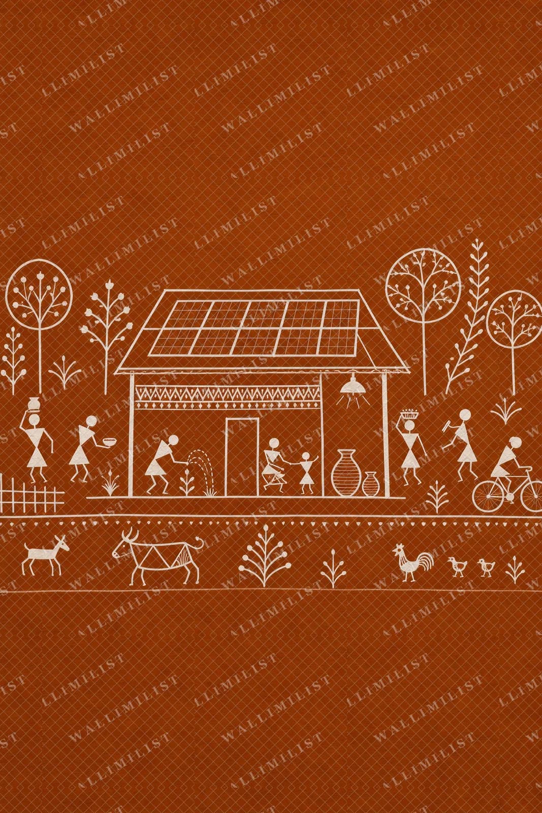Actual watermarked print of Solar Panel Roof