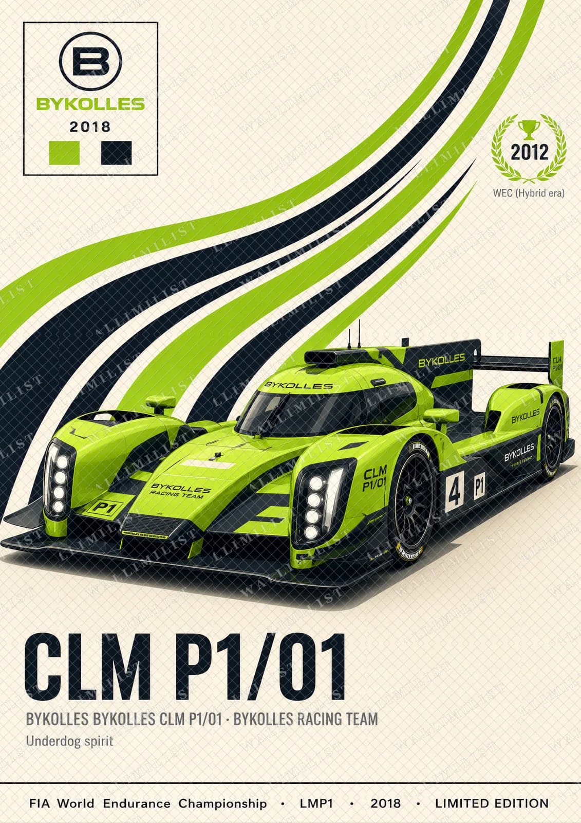 Actual watermarked print of CLM P1/01 — ByKolles #4