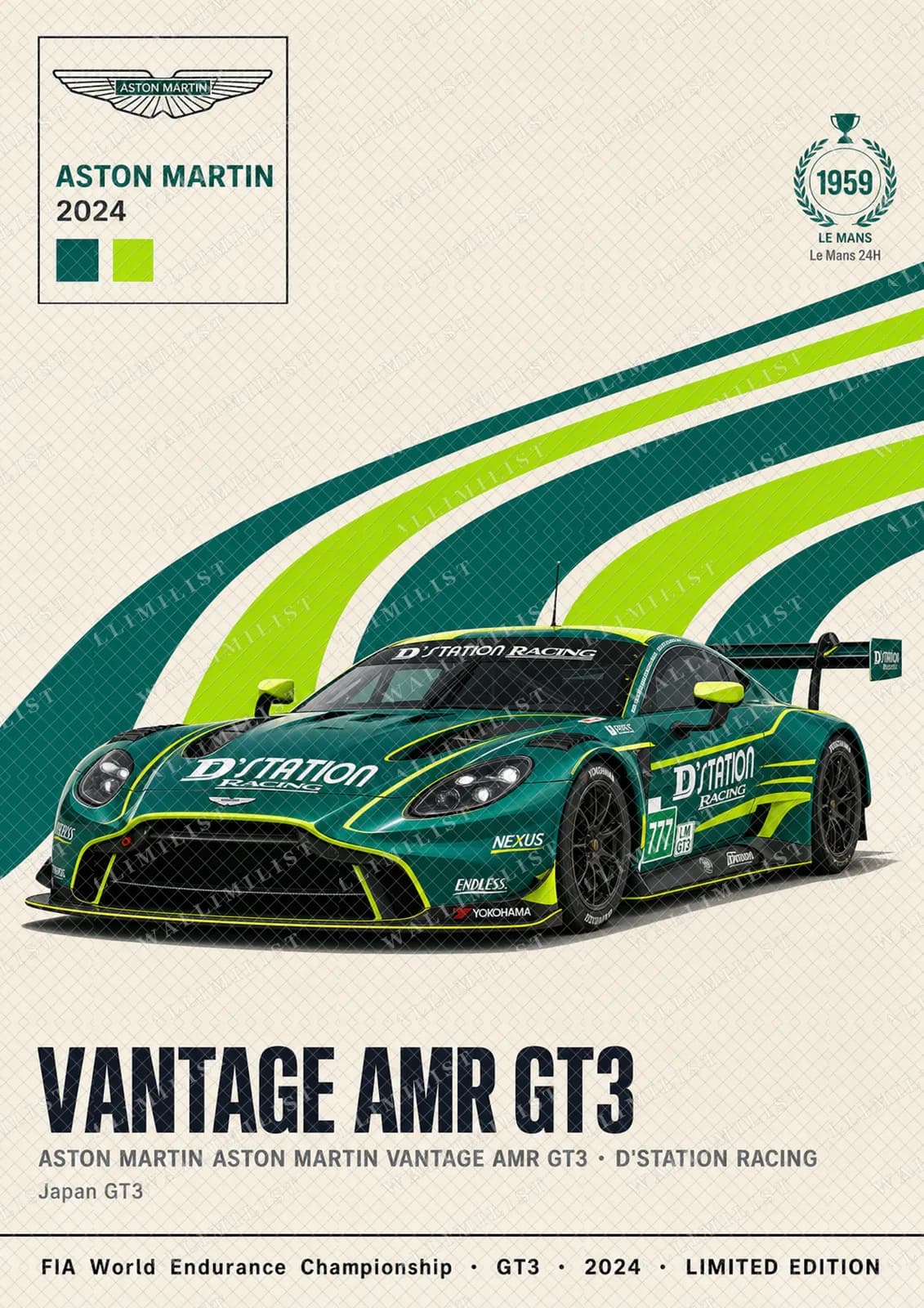 Actual watermarked print of Vantage AMR GT3
