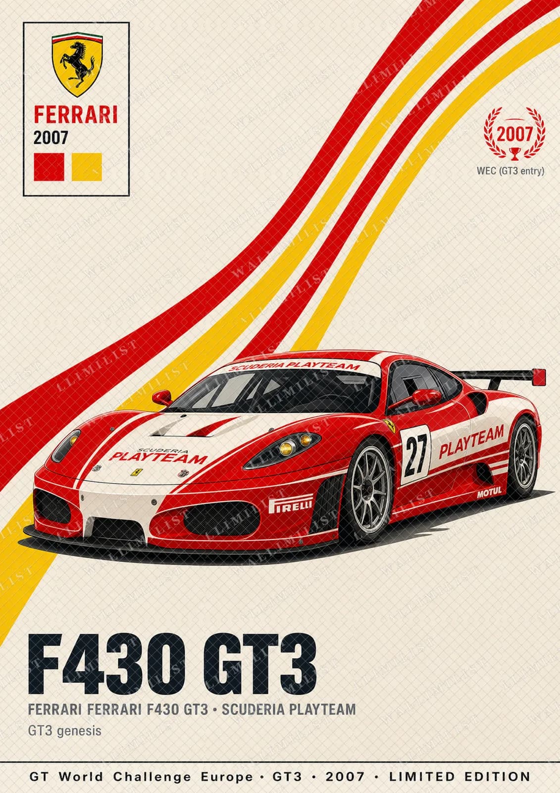 Actual watermarked print of F430 GT3