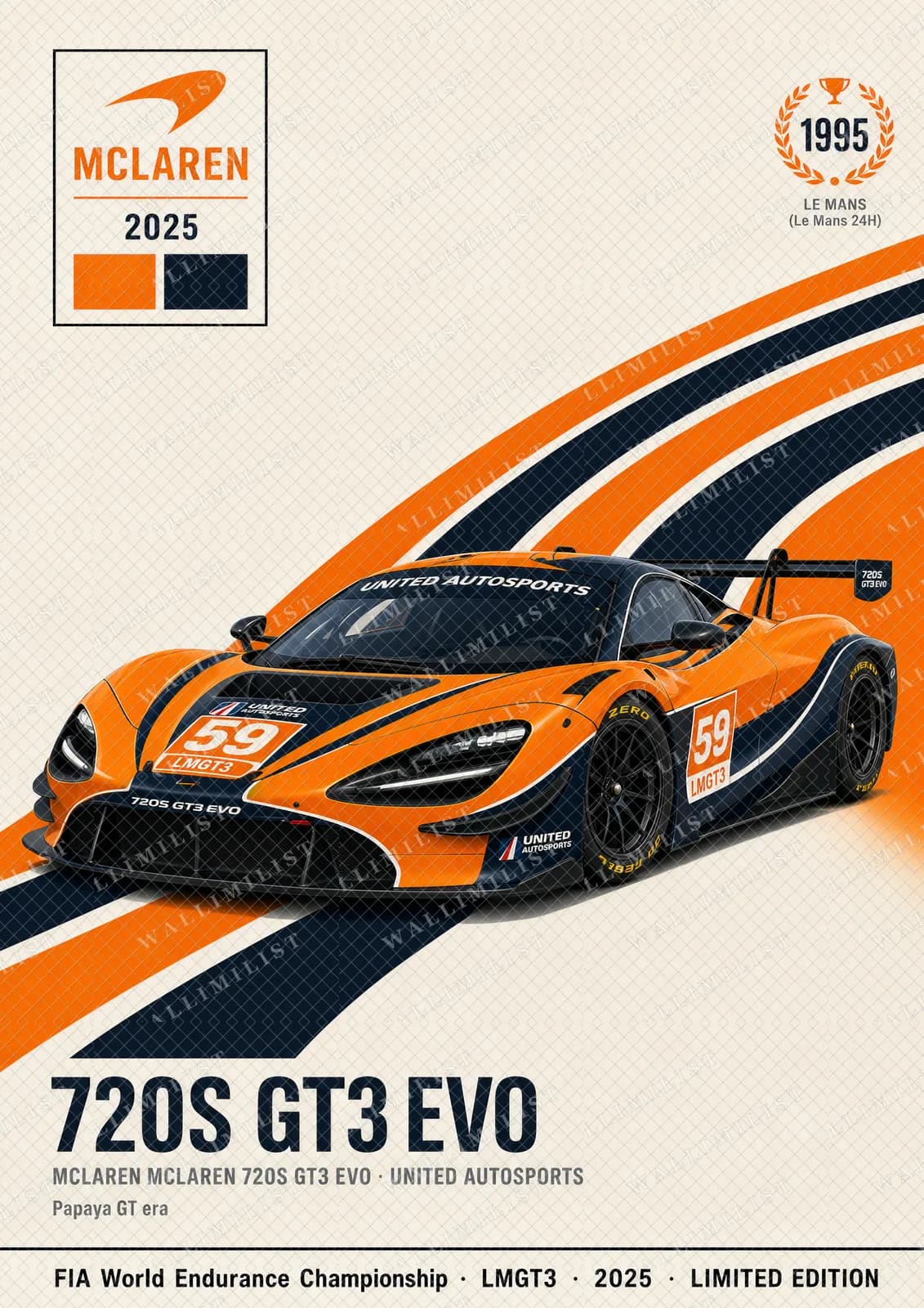 Actual watermarked print of 720S GT3 EVO