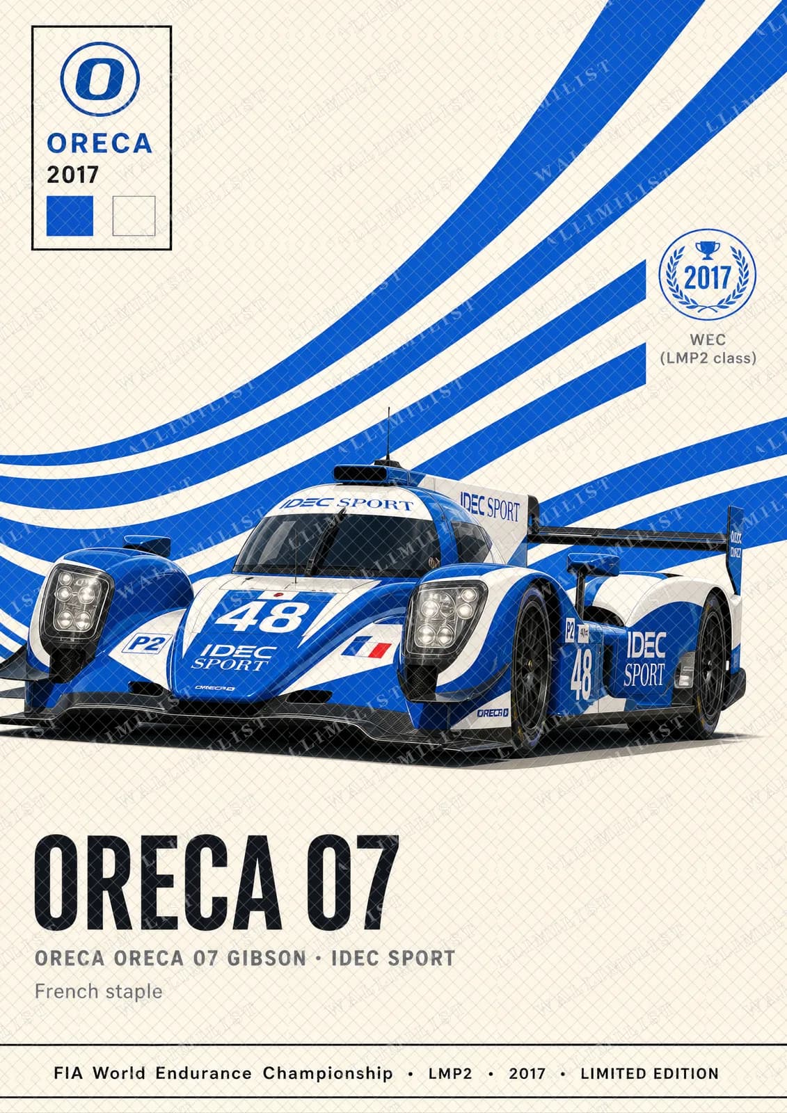 Actual watermarked print of ORECA 07